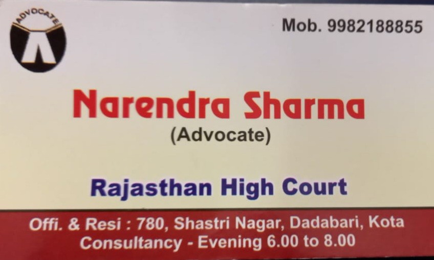 ADVOCATE NARENDRA SHARMA